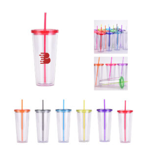 Large Capacity Insulated Clear Beverage Tumbler